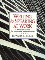 Writing & speaking at work a practical guide for business communication