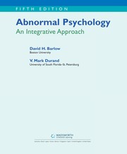 Abnormal psychology an integrative approach
