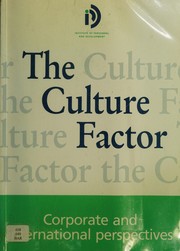 The culture factor corporate and international perspectives