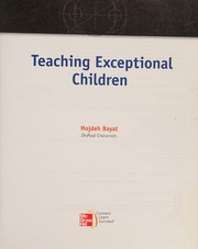 Teaching exceptional children