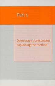 Assessing the quality of democracy a practical guide