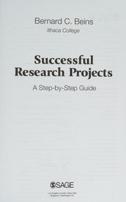 Successful research projects a step-by-step guide
