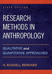 Research methods in anthropology qualitative and quantitative approaches