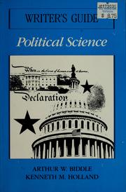 Writer's guide political science