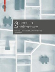 Spaces in architecture areas, distances, dimensions
