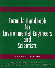 Formula handbook for environmental engineers and scientists