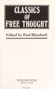 Classics of free thought