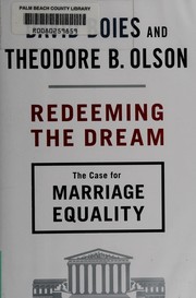 Redeeming the dream the case for marriage equality