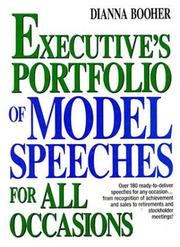 Executive's portfolio of model speeches for all occasions