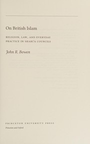 On British Islam religion, law, and everyday practice in Shari'a councils
