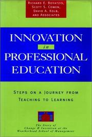 Innovation in professional education steps on a journey from teaching to learning