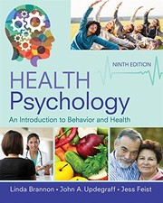 Health psychology an introduction to behavior and health