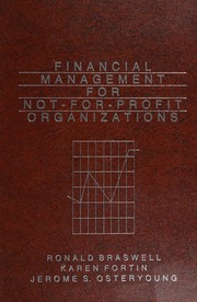Financial management for not-for-profit organizations