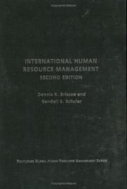 International human resource management policy and practice for the global enterprise