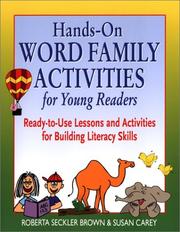Hands-on word family activities for young readers ready-to-use lessons and activities for building literacy skills