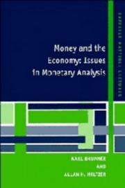 Money and the economy issues in monetary analysis