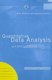 Quantitative data analysis with SPSS for windows a guide for social scientists