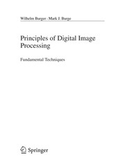 Principles of digital image processing fundamental techniques
