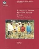 Strengthening national agricultural research systems policy issues and good practice