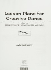 Lesson plans for creative dance connecting with literature, arts, and music