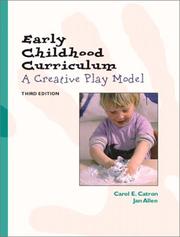 Early childhood curriculum creative play model
