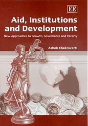 Aid, institutions and development new approaches to growth, governance and poverty