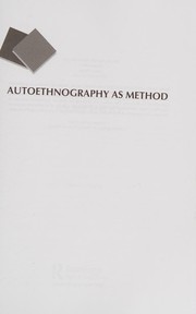 Autoethnography as method