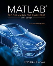 Matlabª programming for engineers