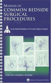 Manual of common bedside surgical procedures