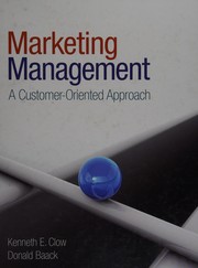 Marketing management a customer-oriented approach