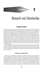 Basic research methods for librarians
