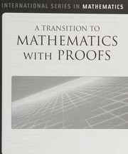 A transition to mathematics with proofs