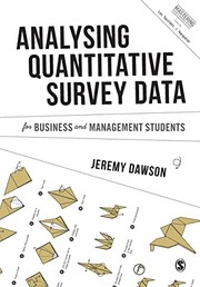 Analysing quantitative survey data for business and management students