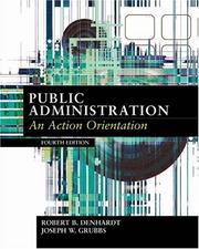 Public administration an action orientation.