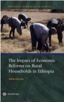 The impact of economic reforms on rural households in Ethiopia a study from 1989 to 1995.