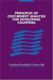 Principles of cost-benefit analysis for developing countries