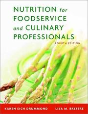 Nutrition for food service and culinary professionals
