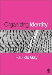 Organizing identity persons and organizations 'after theory'