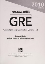 McGraw-Hill's GRE graduate record examination general test