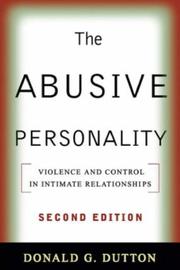 The abusive personality violence and control in intimate relationships