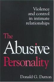 The abusive personality violence and control in intimate relationships