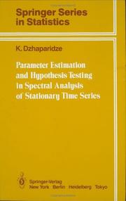 Parameter estimation and hypothesis testing in spectral analysis of stationary time series