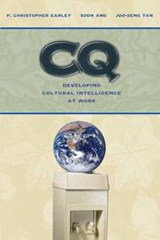 CQ developing cultural intelligence at work