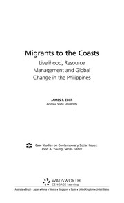 Migrants to the coasts livelihood, resource management, and global change in the Philippines