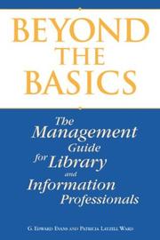 Beyond the basics the management guide for library and information professionals