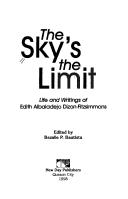 The sky's the limit life and writings of Edith Albaladejo Dizon-Fitzsimmons