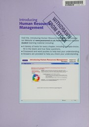Introducing human resource management