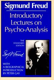 Introductory lectures on psychoanalysis