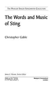 The words and music of Sting