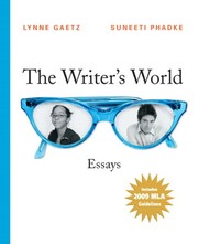 The writer's world essays